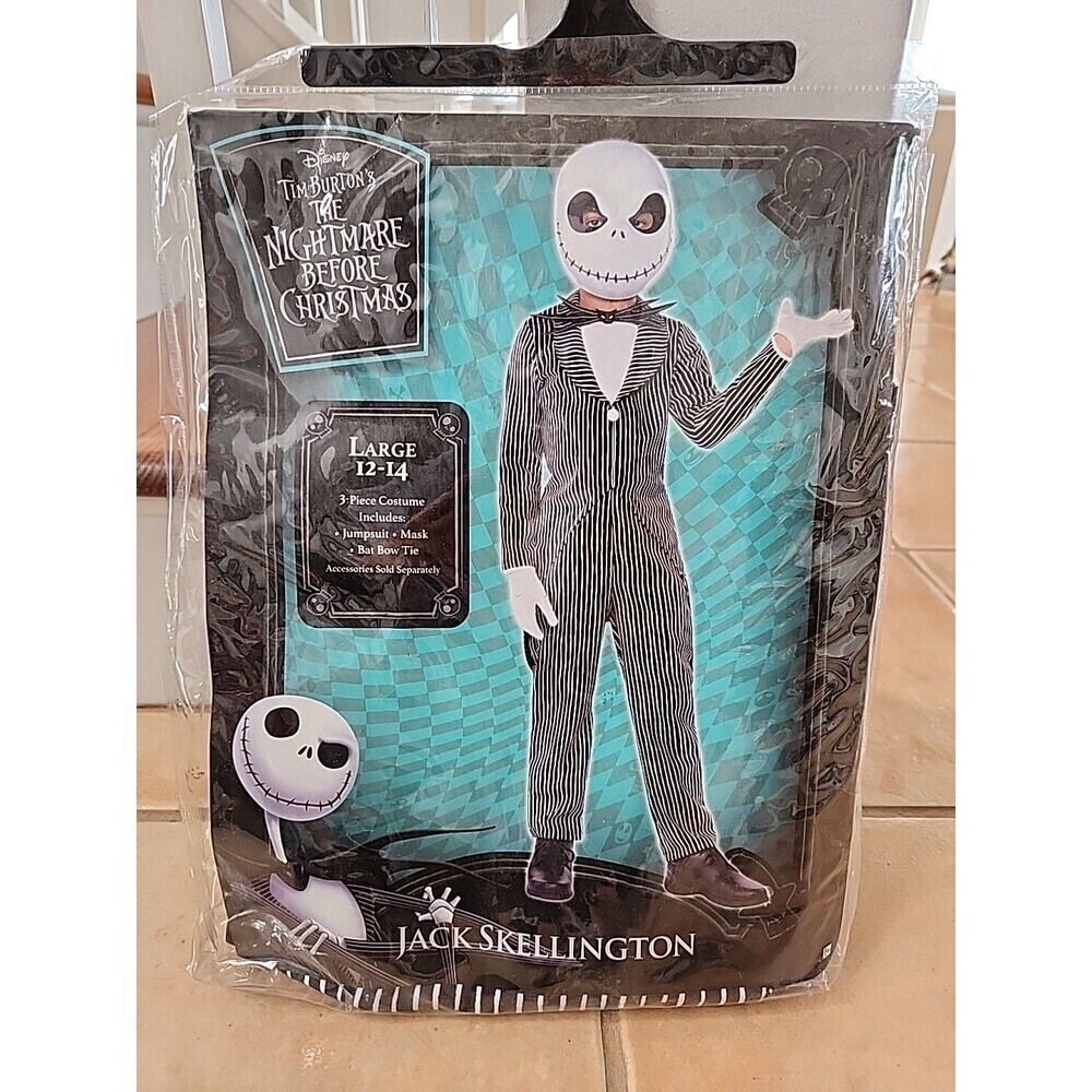 Disney, The Nightmare Before Christmas, Jack Skellington Costume, Child...